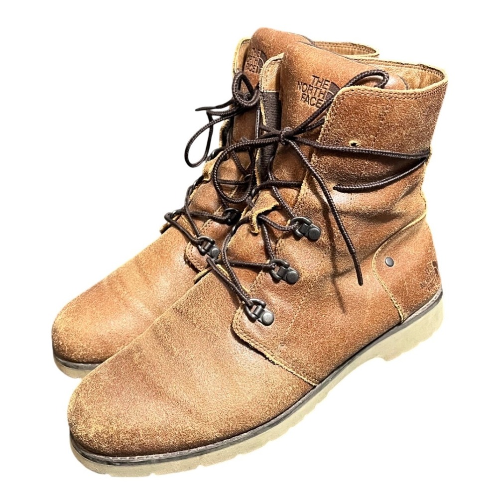 The North Face Ballard Lace II Boot Womens 10 Brown Leather Suede NF0A2T40